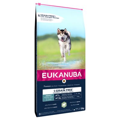 Eukanuba Grain Free Adult Large Dogs Lamb