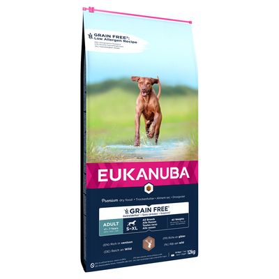 Eukanuba Grain Free Adult Large Dogs Wild