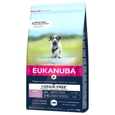 Eukanuba Grain Free Puppy Large Breed with Salmon
