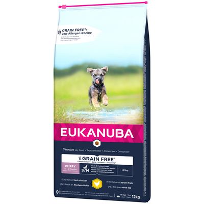 Eukanuba Grain Free Puppy Small/Medium Breed Chicken