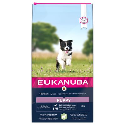 Eukanuba Puppy Small & Medium Breed Lamb & Rice
