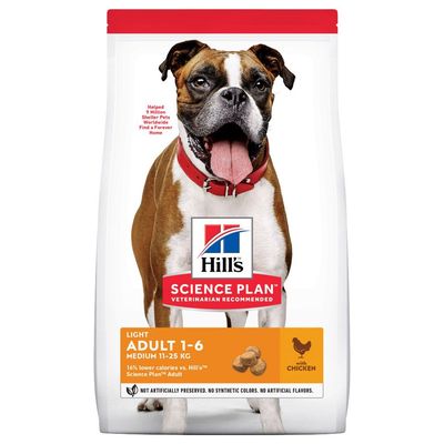 Hill's Science Plan Adult 1-6 Light Medium with Chicken
