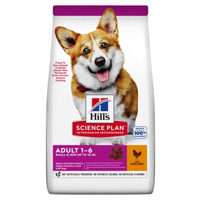 Hill's Science Plan Adult 1-6 Small & Mini with Chicken