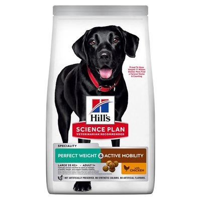 Hill's Science Plan Adult Perfect Weight & Active Mobility Large with Chicken