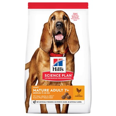 Hill's Science Plan Mature Adult 7+ Medium Light with Chicken