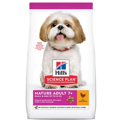 Hill's Science Plan Mature Adult 7+ Small & Mini with Chicken