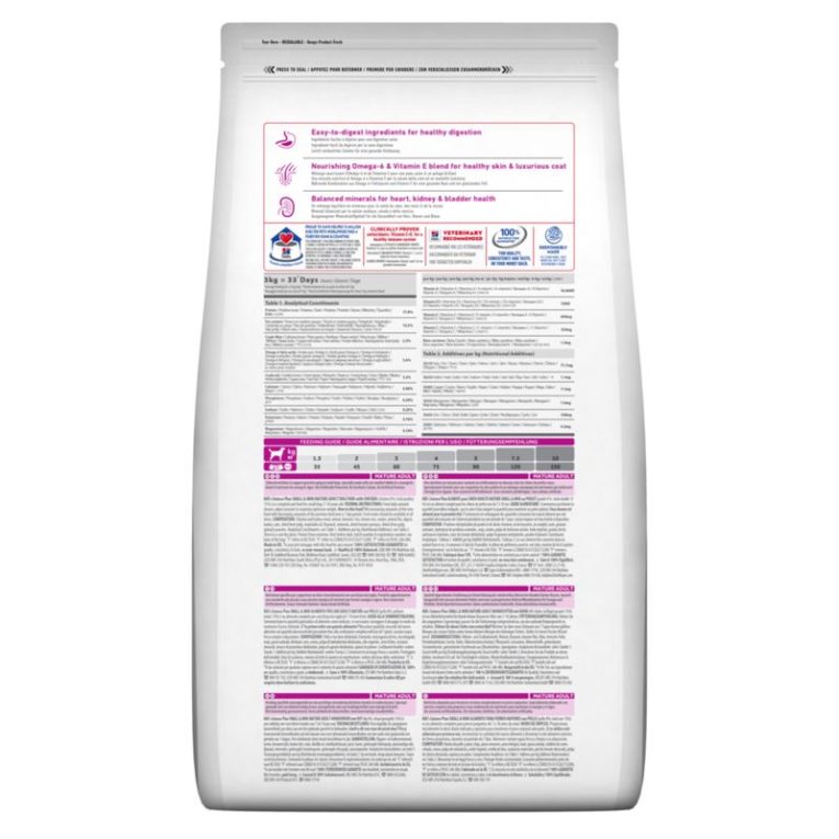 Hill's Science Plan Mature Adult 7+ Small & Mini with Chicken2