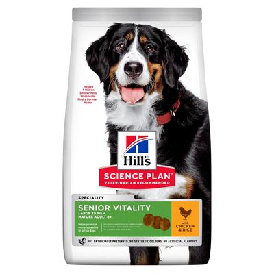 Hill's Science Plan Mature Adult Senior Vitality 6+ Large with Chicken